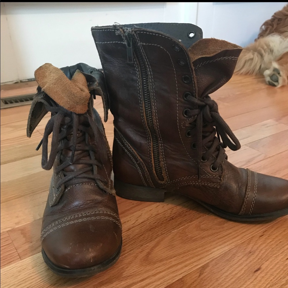 Steve Madden combat boots